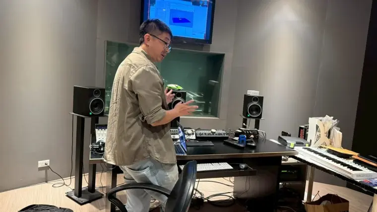 教師示範聲音後製工作流程